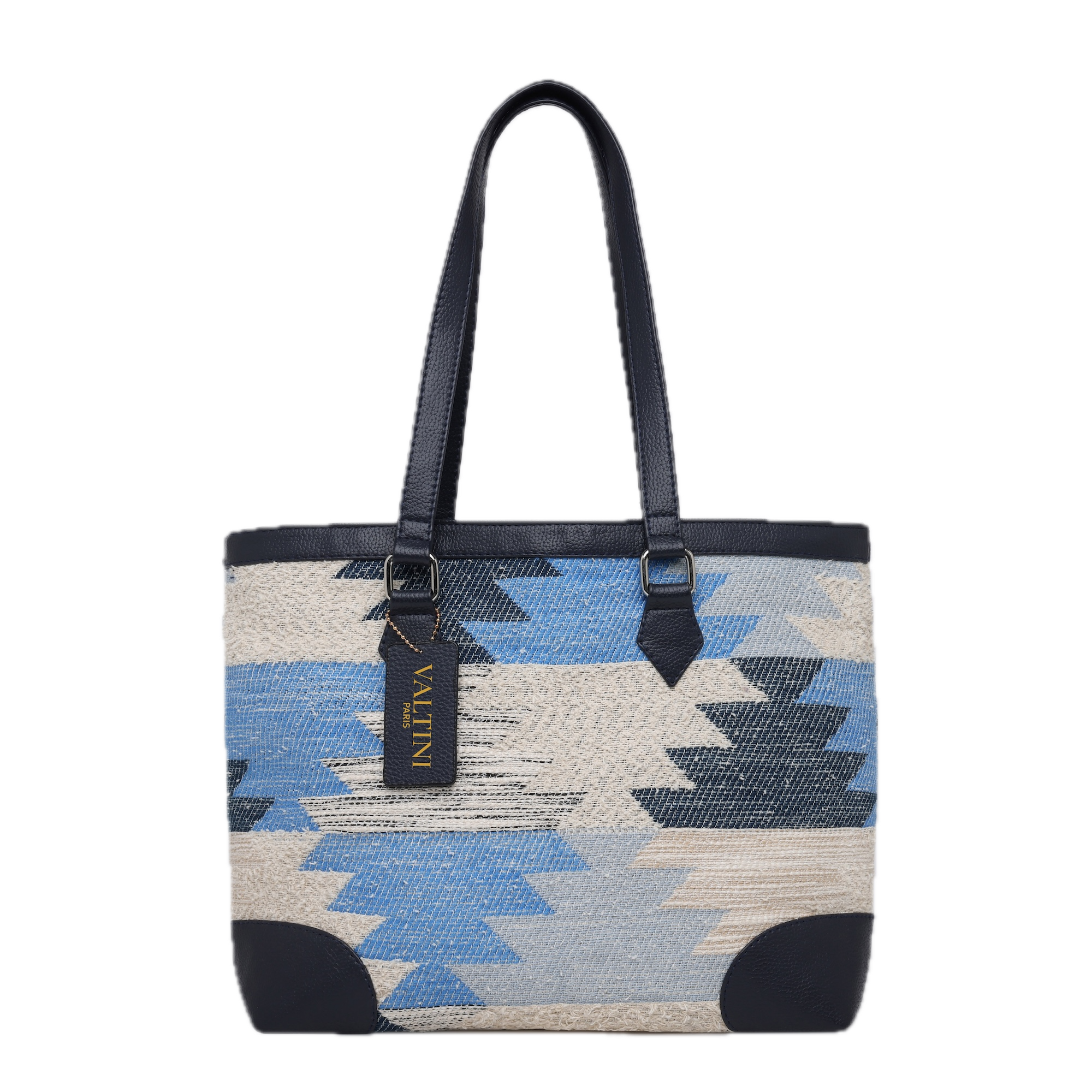 AUTUMN JACQUARD BAG- BLUE