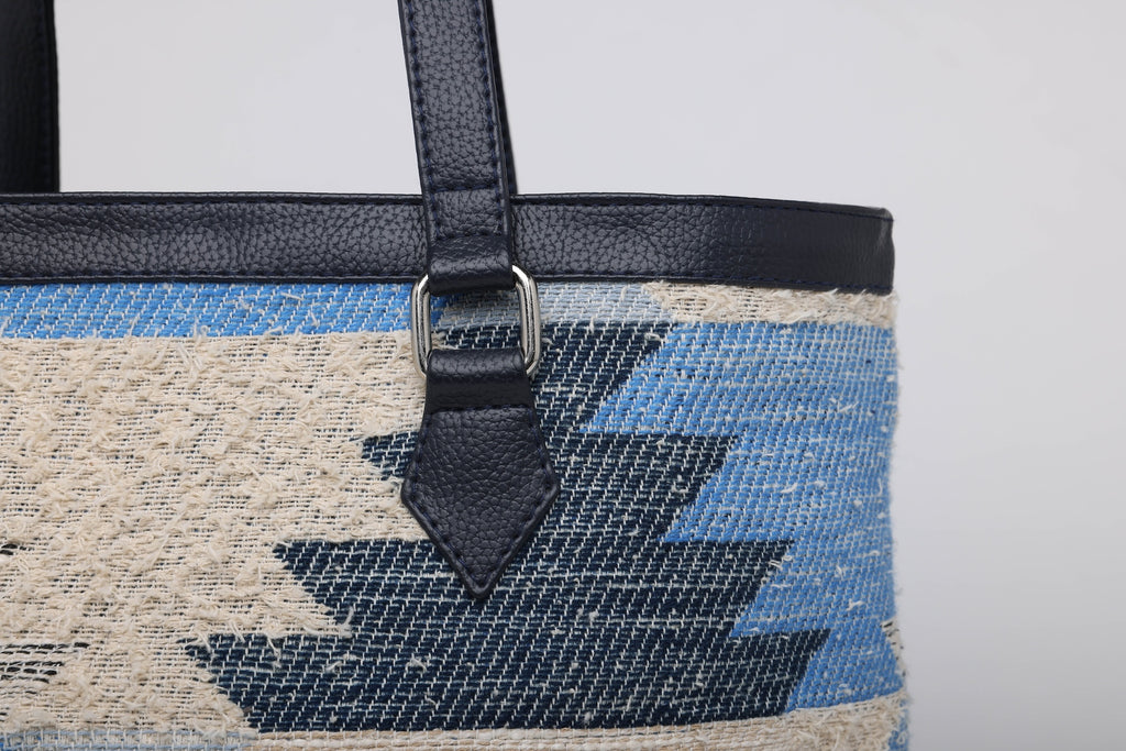 AUTUMN JACQUARD BAG- BLUE