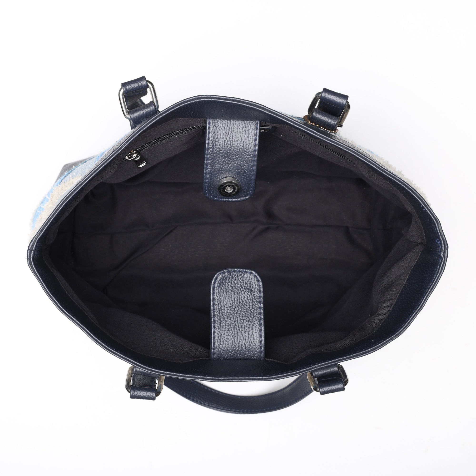 AUTUMN JACQUARD BAG- BLUE