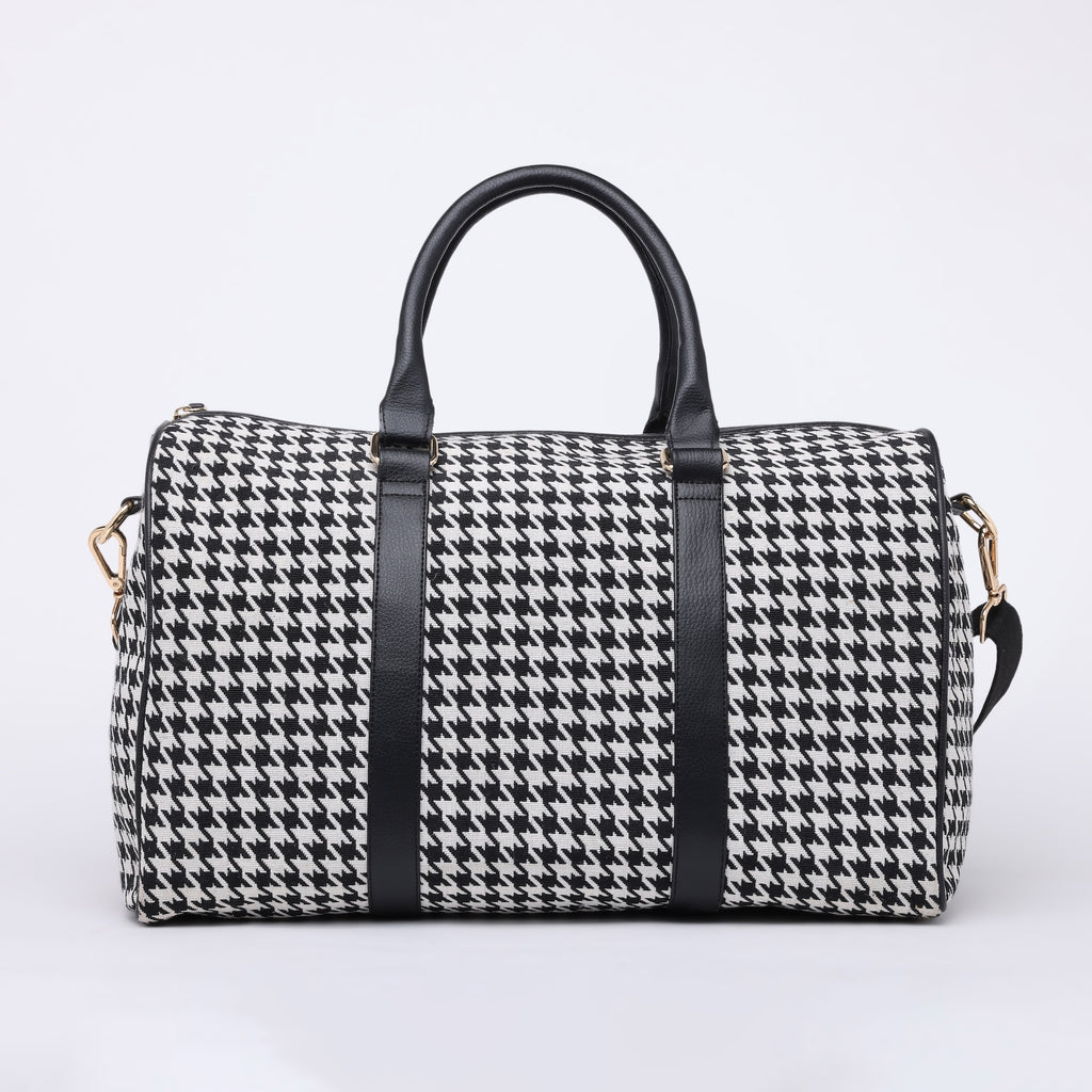 RENO HOUNDSTOOTH DUFFLE