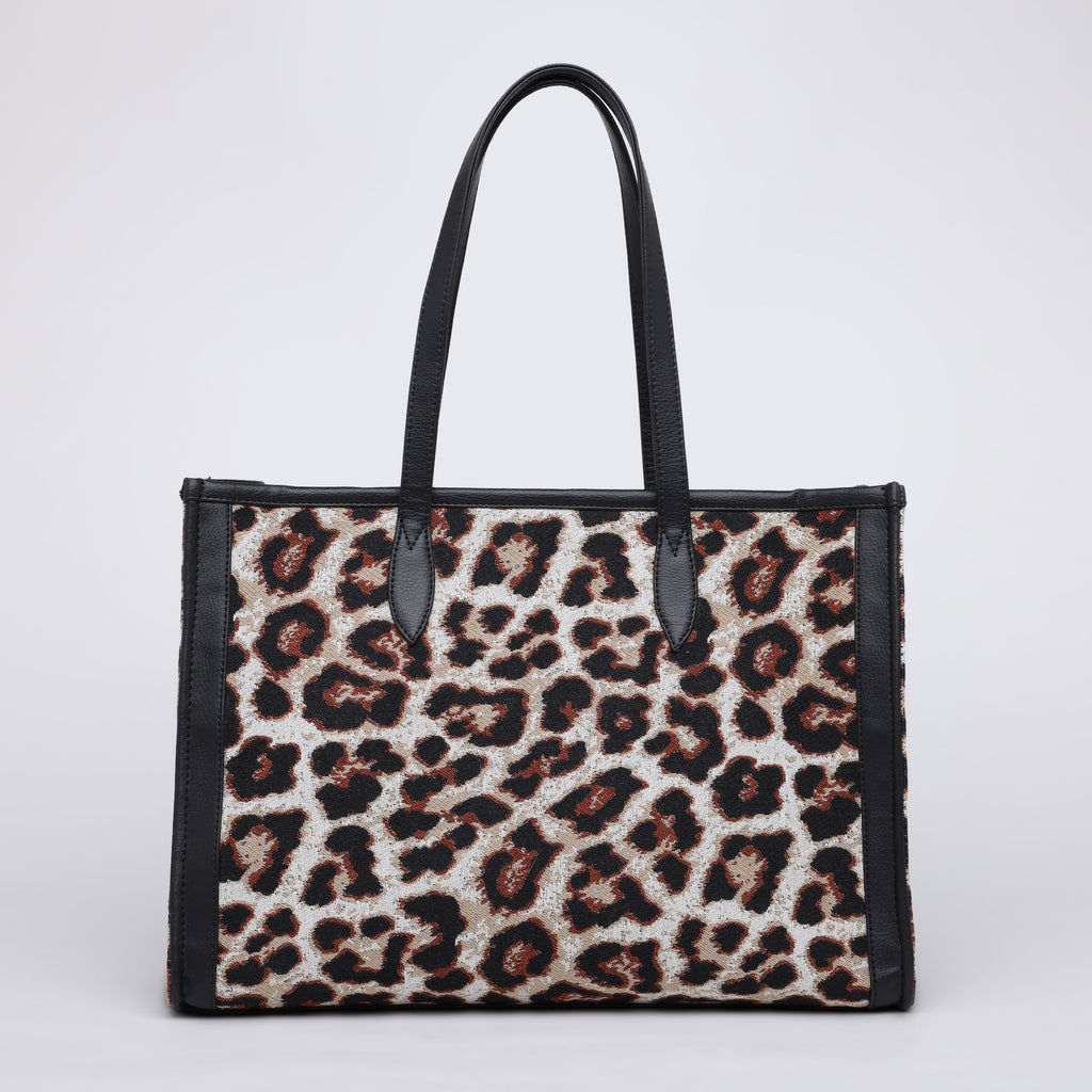 ARIZONA LEOPARD JACQUARD BAG