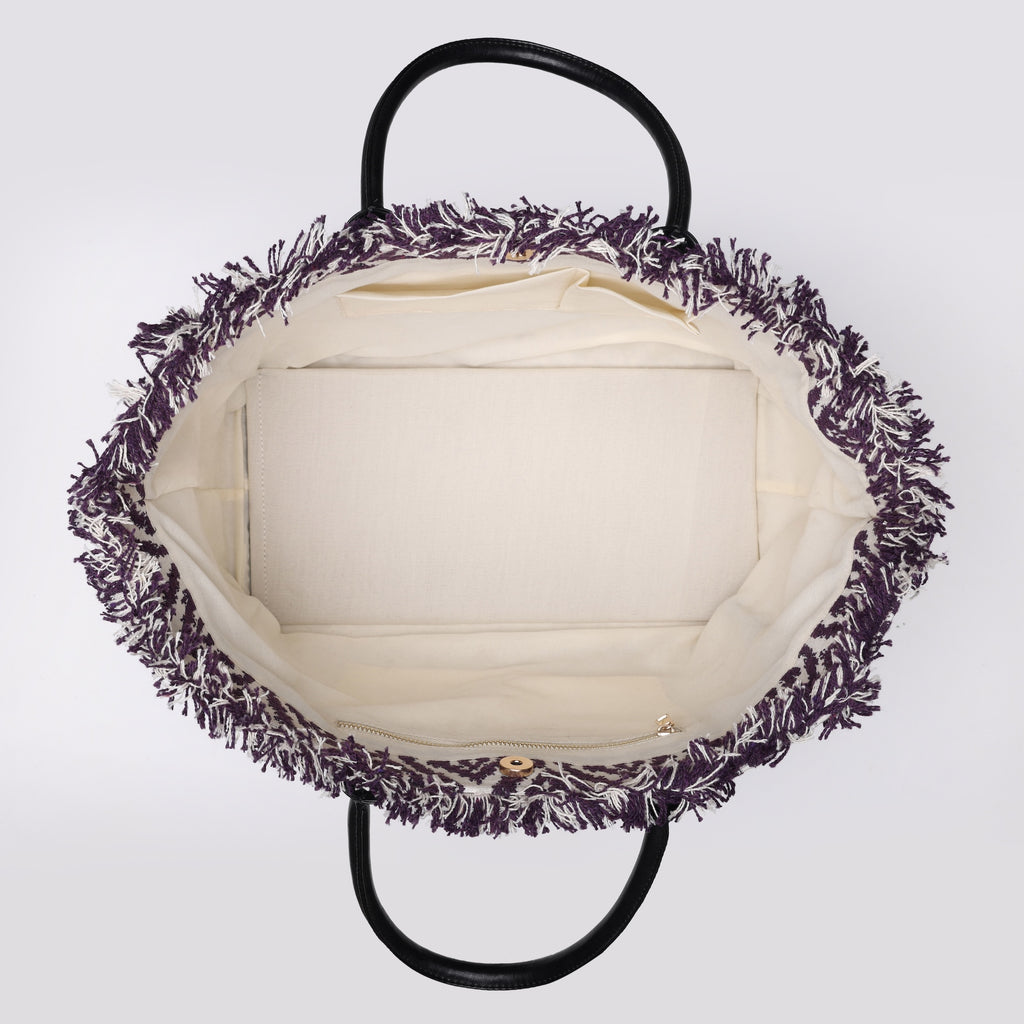 LILAC JACQUARD BAG