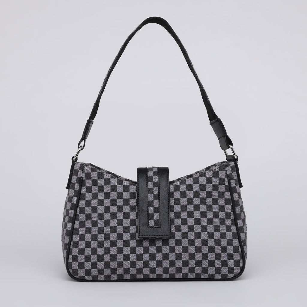 MOSAIC SHOULDER BAG Black