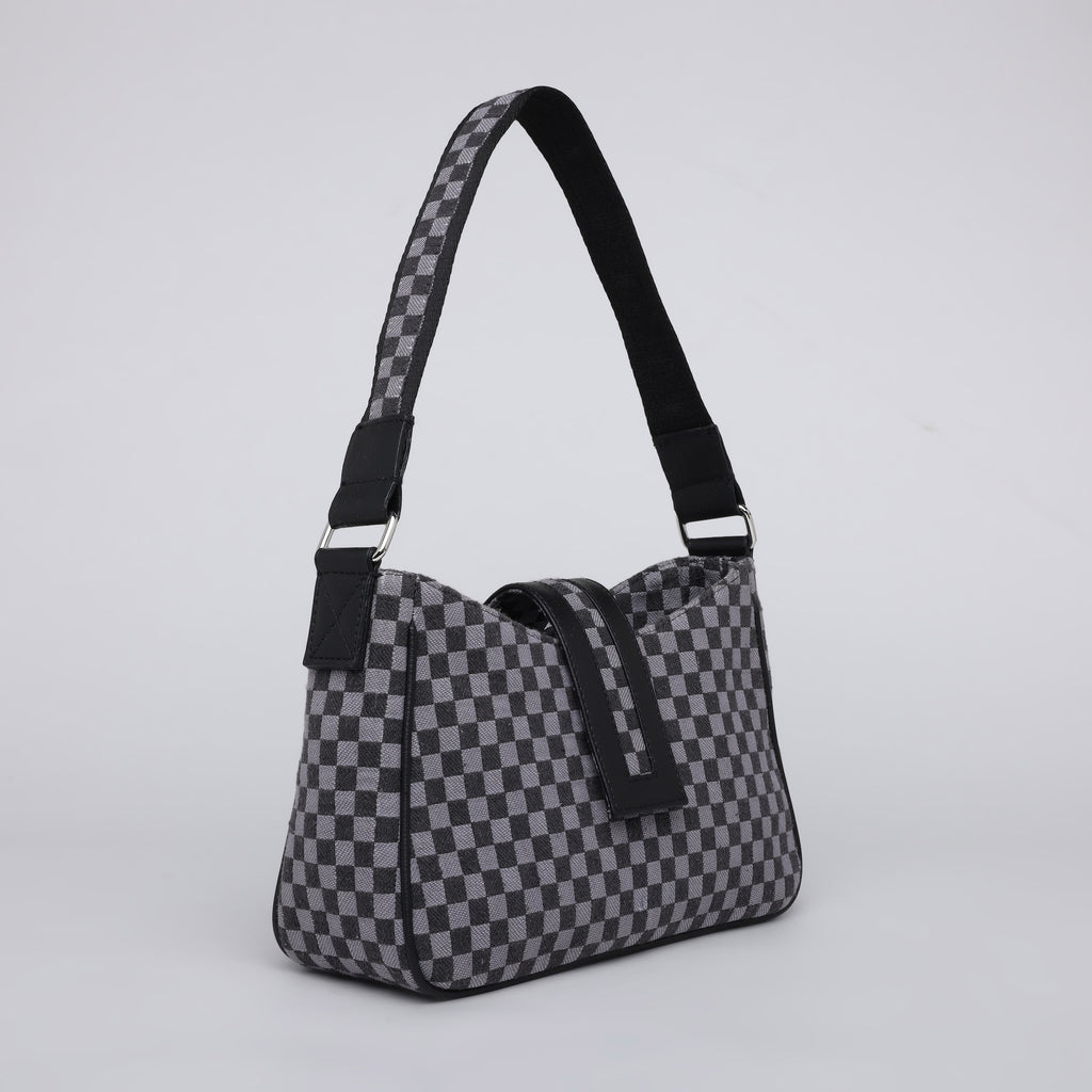 MOSAIC SHOULDER BAG Black