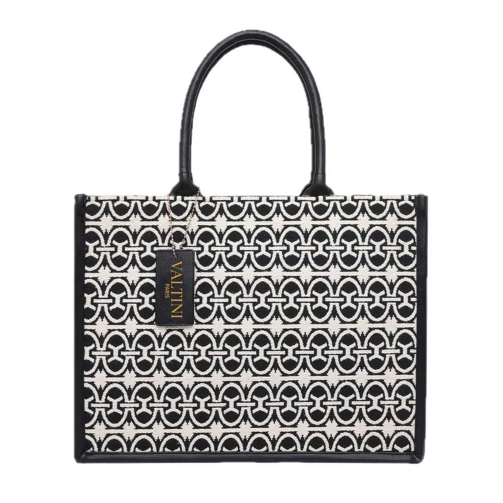 ROME JACQUARD BAG Black