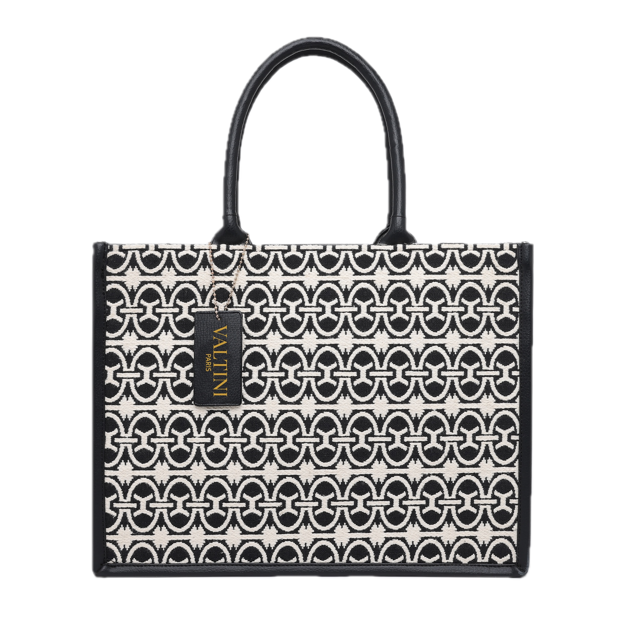 ROME JACQUARD BAG Black