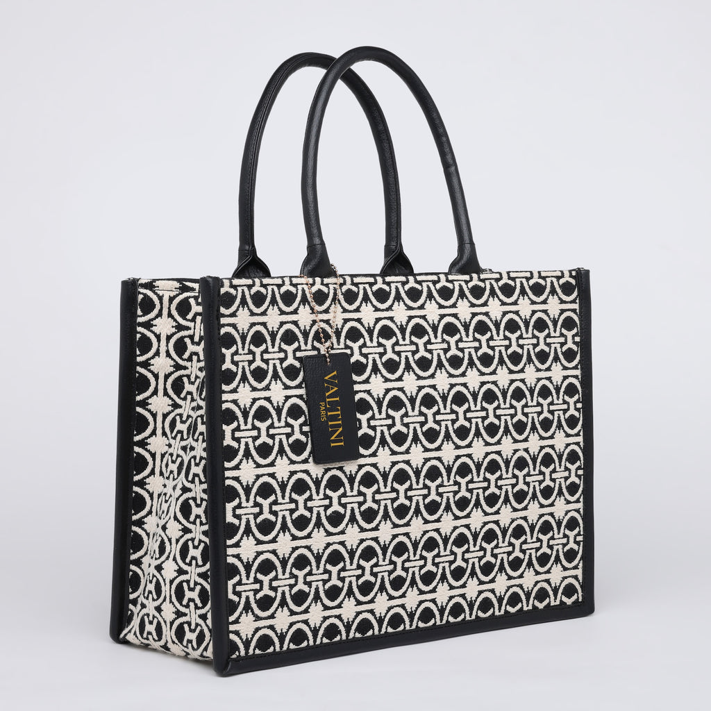 ROME JACQUARD BAG Black