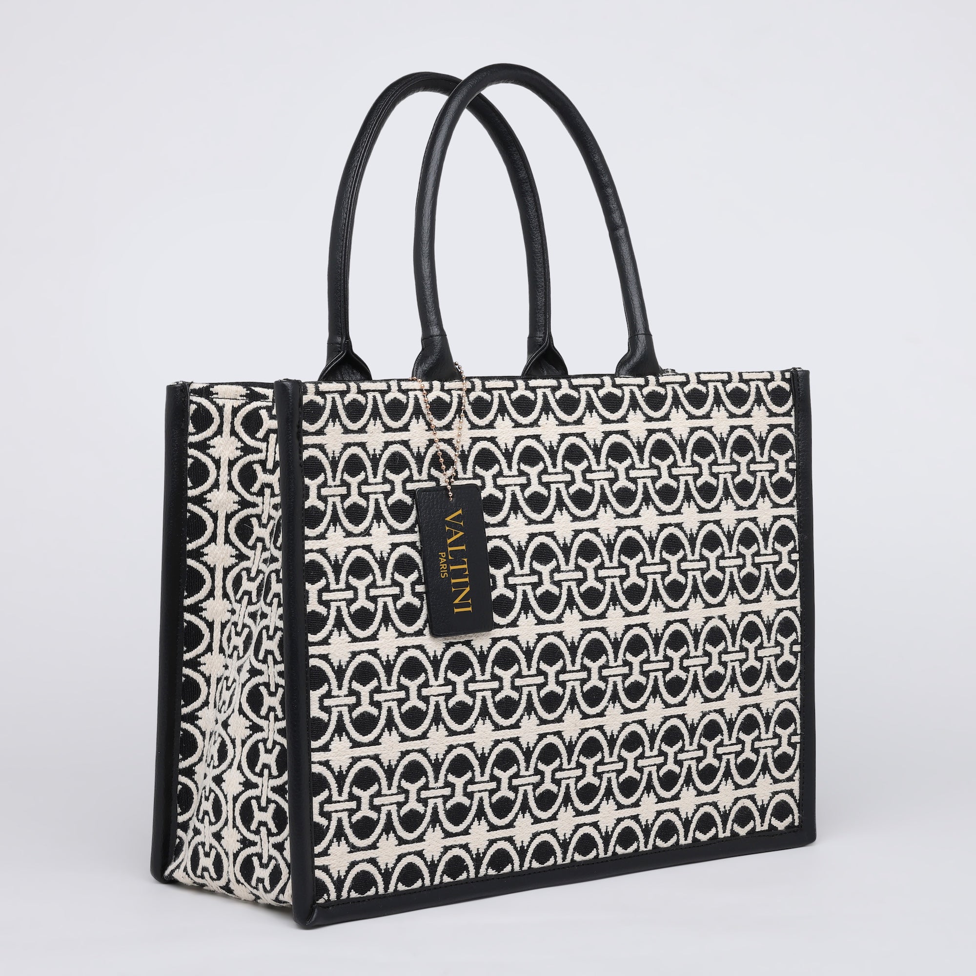 ROME JACQUARD BAG Black