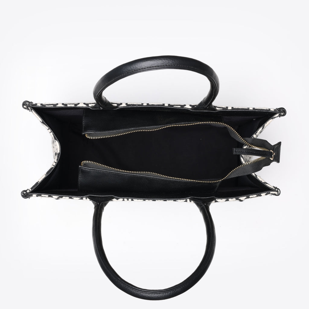ROME JACQUARD BAG Black