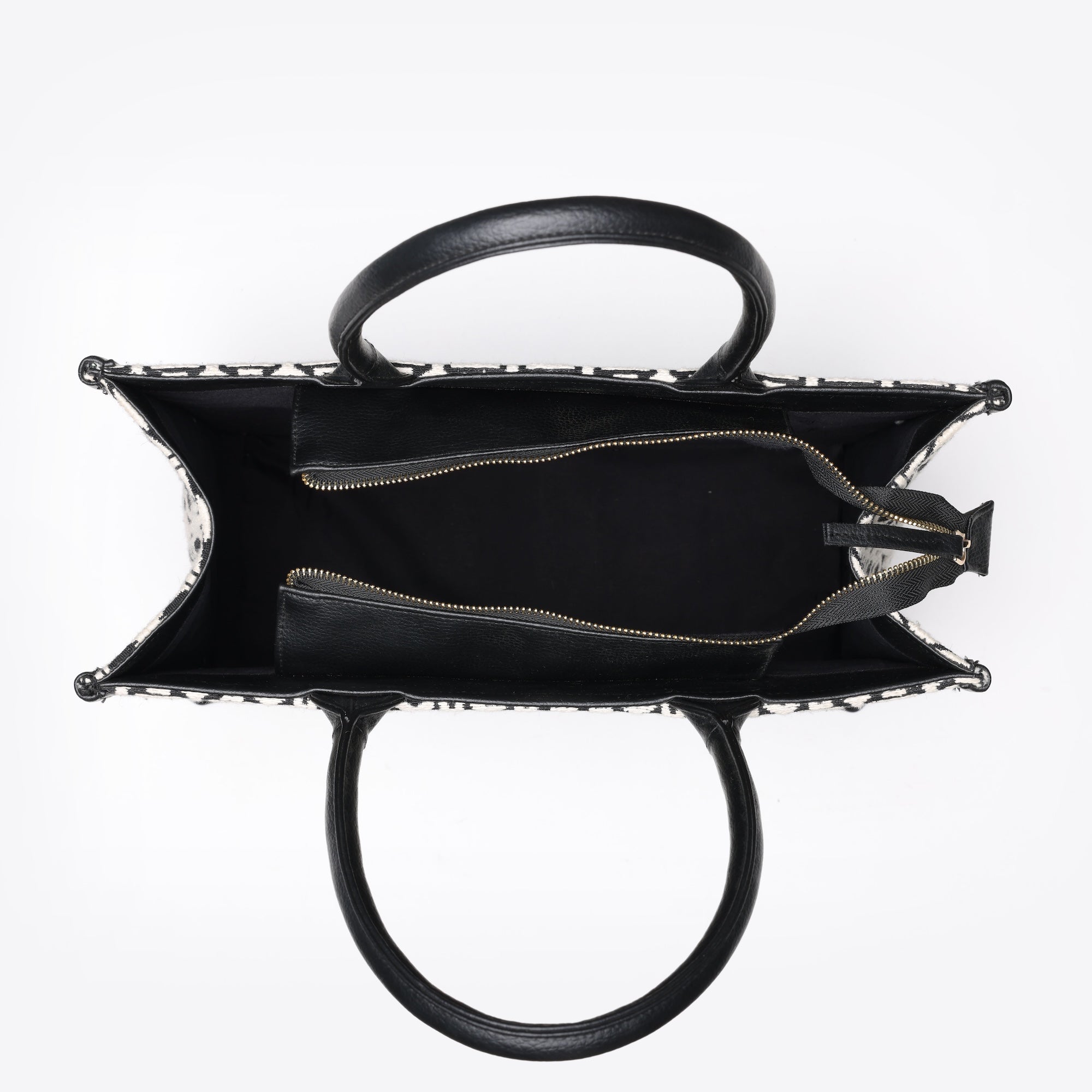 ROME JACQUARD BAG Black