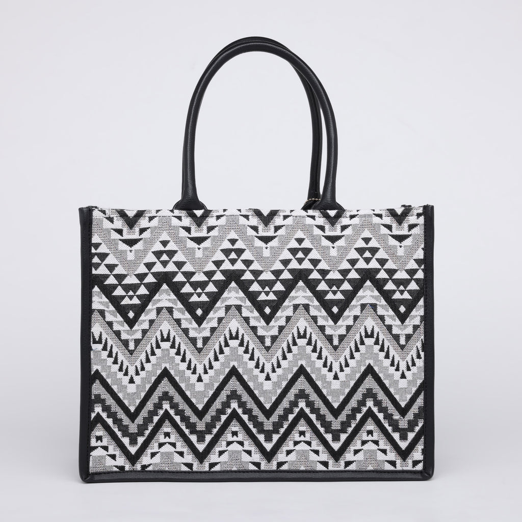 MEXICAN JACQUARD BAG Black