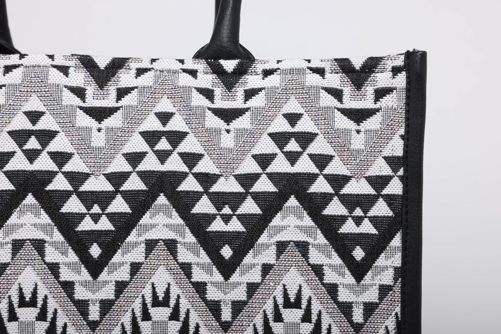 MEXICAN JACQUARD BAG Black