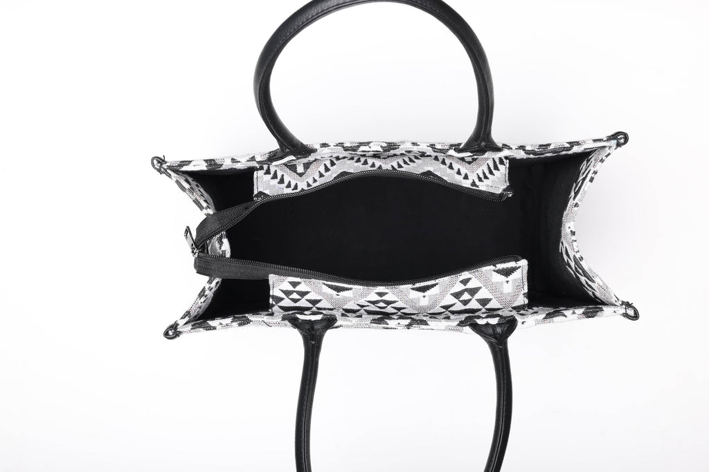 MEXICAN JACQUARD BAG Black