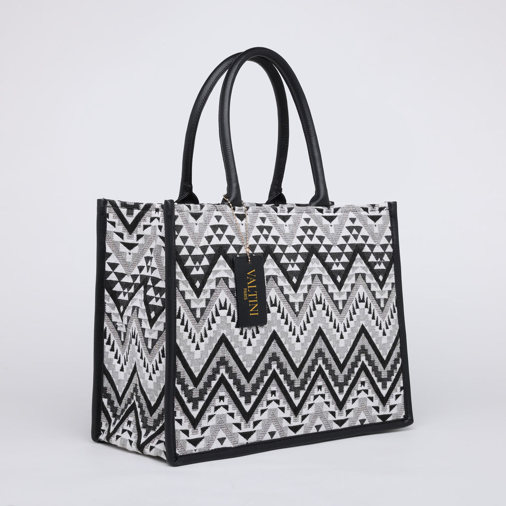 MEXICAN JACQUARD BAG Black